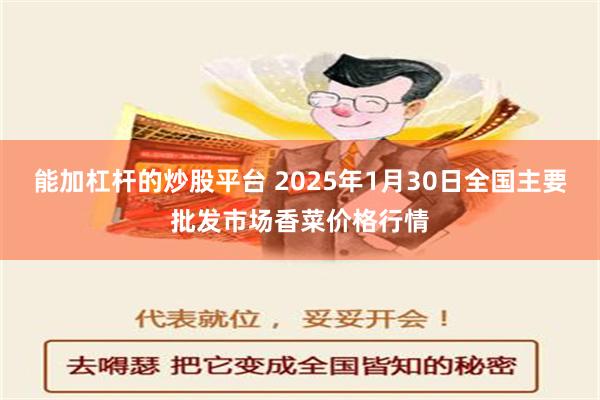 能加杠杆的炒股平台 2025年1月30日全国主要批发市场香菜价格行情